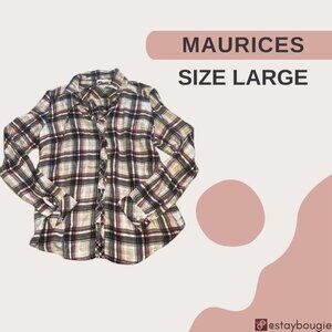 Maurices Flannel - Size Large